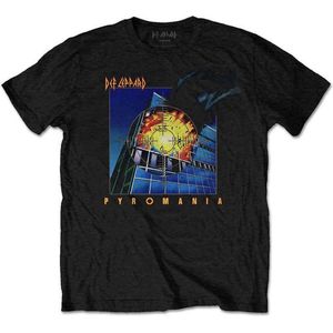 Def Leppard - Pyromania Heren T-shirt - 2XL - Zwart