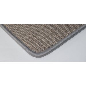 Prima vloerkleden - Wollen vloerkleed Diva grijs bruin 60x120