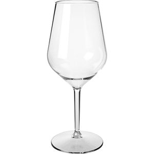Onbreekbare glazen | Wijnglazen | 2x wijnglas met voet & 2x wit wijnglas zonder voet