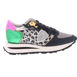 Dames Sneakers Philippe Model Philippe Model Tropez Haute Low Glitter Multi - Maat 39