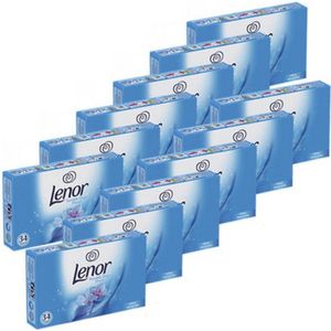 Lenor Droogtrommeldoekjes – April Fresh 34 doekjes (12 stuks)