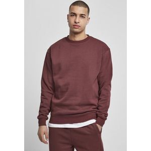 Urban Classics - Basic Crew Sweater/trui - 3XL - Bordeaux rood