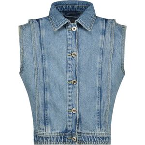 Vingino Denim Jacket Taira Meisjes Jas - Light Vintage - Maat 128