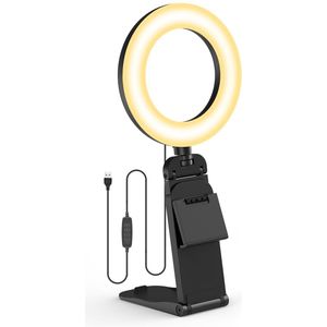 Merdoo Ringlamp Laptop - Telefoonhouder - USB