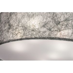 Lumidora Plafondlamp 72085 - Plafonniere - ARLES - 9 Lichts - E27 - Grijs - Zilvergrijs - Textiel - ⌀ 70 cm