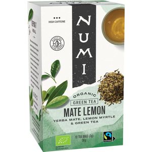 Numi Green tea mate lemon bio (18st)