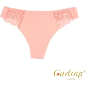 Gading® Sexy T-Back Onderbroeken - Dames Ondergoed zomer- Roze - 2 pack- Kant Slips M/L