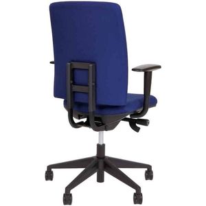 ABC Kantoormeubelen ergonomische bureaustoel a680 met en-1335 normering blauwe stof