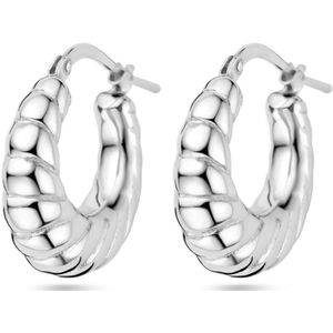 Zilver Gerhodineerd Oorringen 1338605