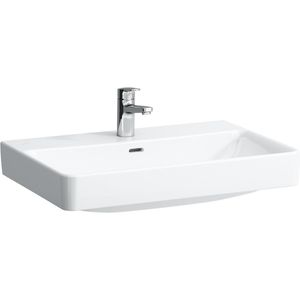 Laufen Pro S - Wastafel, 70x47 cm, met 1 kraangat, zonder overloop, met LCC, wit H8109674001561