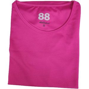 Fitness / Sport T-shirt Dames SACHA - Korte mouw - Roze - Maat L