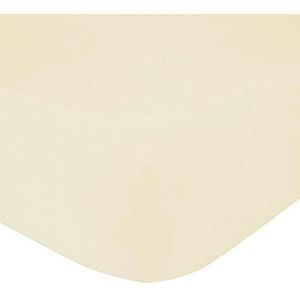 Jersey Stretch Splittopper Hoeslaken - Taupe Maat: 160×200 met 15cm hoek