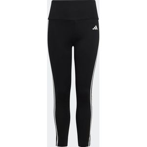 adidas Performance Essentials AEROREADY 3-Stripes High-Waisted Legging - Kinderen - Zwart- 164