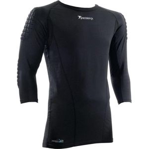 Precision Ondershirt Gk Padded Jongens Polyester Zwart Mt L