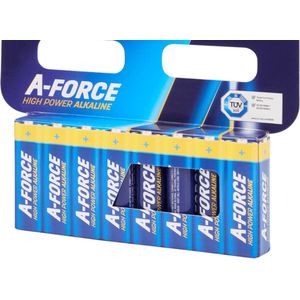 16x AA Batterijen | HIGH POWER |A-Force batterijen AA | Nood Pakket |Voordeel Verpakking | Alkaline batterijen - 1,5V, LR6 - 16 stuks