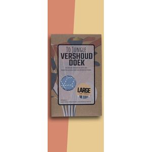 To Jungle Herbruikbaar Vershouddoek Bijenwas doek set 2 x large, Beeswax wrap 36 x 33 cm