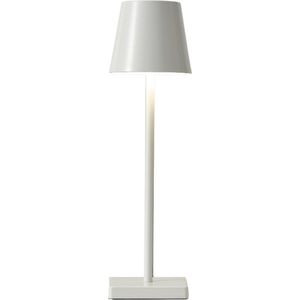 TrendUp Tafellamp Op Accu- Oplaadbaar En Dimbaar - Moderne Touch Lamp Wit - Nachtlamp Draadloos - 38 CM