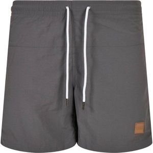 Urban Classics - Block Zwemshorts - 4XL - Grijs