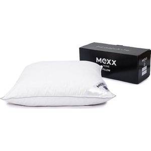 Mexx Excellent - Hoofdkussen soft - dons en veren - katoenen tijk - absorberend - 60 cm x 70 cm