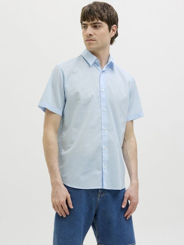 JJ Rebel Gavin Solid Overhemd Heren - Maat S