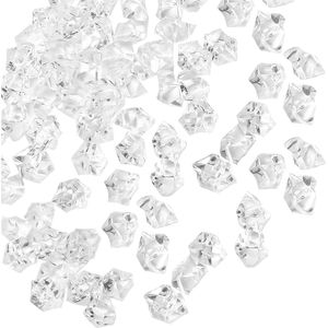 Belle Vous 500 Pak Helder Acryl Nep Ijs Diamanten – 22 mm Gestampte Kristallen – Diamant Decoraties voor Huwelijk Tafelvulling, Vazen Vuller, Huis Decoratie Display, Bruids Shower & Feest Confetti