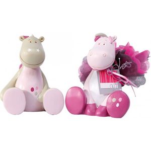 Spaarpot Noukies Victoria en Lucie - set van 2 stuks - 14cm hoog