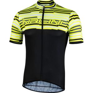 Nalini Fietsshirt Korte Mouwen Heren Zwart/Fluo - Chamonix1924 Black/Neon Yellow - M