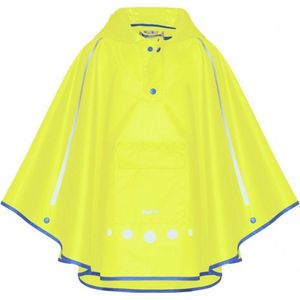 Playshoes - Regenponcho voor kinderen - Opvouwbaar - Neon Geel - maat L (6-8yrs)