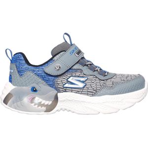 Skechers Creature-Lights Jongens Sneakers - Grijs;Blauw - Maat 32