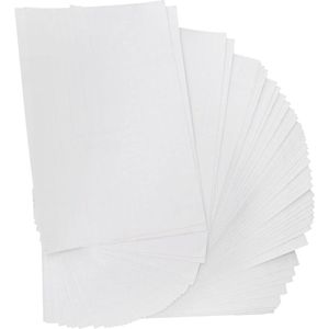 50Pcs Koude Lamineren Bladen - Transparante pvc Schoonmakende Verzegelende Film - Voor Openluchtposters .