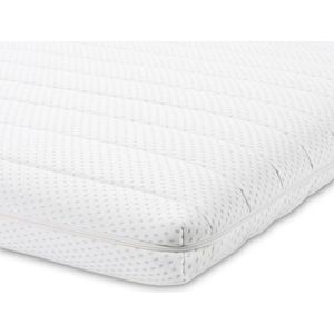 Easy Bedden Topmatras - 150x200 - Topper HR Koudschuim - Medium hardheid - Hybrid - Topdekmatras - circa 9 cm - Afritsbaar Wasbaar Tijk - Orthopedisch - Anti-allergisch - Topper Hotel XL - Anti Bacterieel - CertiPUR® en Oekotex gecertificeerd