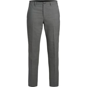 JACK & JONES Solaris Trouser regular fit - heren pantalon - lichtgrijs melange - Maat: 42