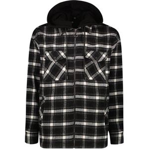 CARS Jeans Truien GYTAR Hood Check Shirt Black