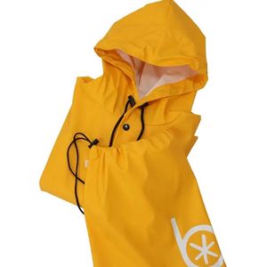 BADAWIN - Regenponcho Geel - fietsponcho - regenponcho volwassenen - waterdicht - unisex - regenponcho fiets - regenponcho dames - regenponcho heren - regenponcho herbruikbaar - regenponcho's