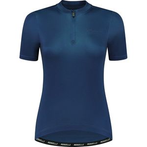 Rogelli Core Fietsshirt Dames - Korte Mouwen - Wielrenshirt - Donkerblauw - Maat M