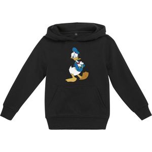 Disney Donald Duck - Donald Duck Pose Kinder hoodie/trui - Kids 110/116 - Zwart