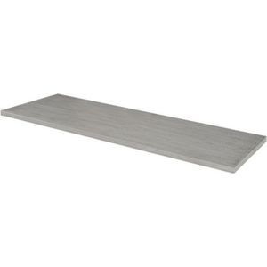 Wandplank 1,8 cm dik betonlook 80 x 23 cm - Set van 4 stuks