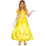Fiestas Guirca - Kinderkostuum Sprookjes Prinses geel - 7-9 jaar