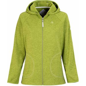 BJØRNSON Ditte Fleece Vest Dames - 4 Seizoenen - Capuchon - Maat 46 - Groen