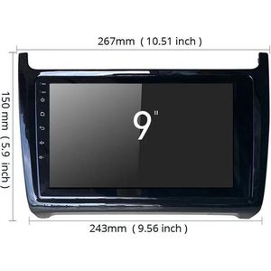 GRATIS CAMERA!  Volkswagen Polo 2009-2013 2+32GB Android 10 navigatie en multimediasysteem bluetooth usb wifi