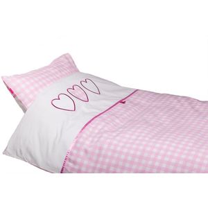 Briljant Baby Dekbedovertrek voor Ledikant - 100x135 + Sloop 40 x 60 - Alexi - Roze