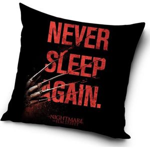 Nightmare on Elm Street Never Sleep Again - Sierkussen Kussen 40 x 40 cm (inclusief vulling met ritssluiting)