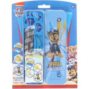 Paw Patrol Chase Okidoki Klei in 3D Tin Bakje