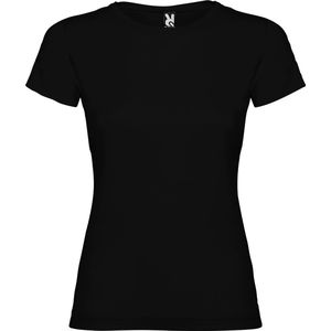 T-shirt 'Jamaica' dames met korte mouwen Zwart - 1/2 jaar