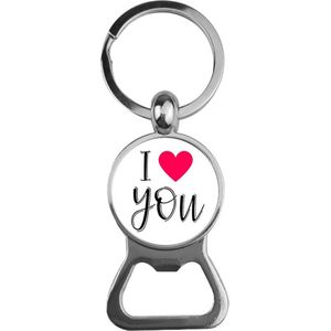 Bieropener Glas - I Love You