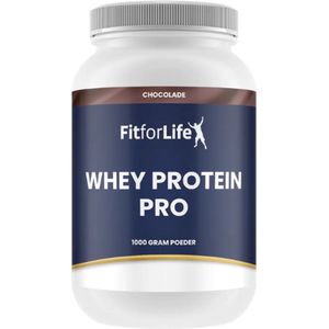 Fit for Life Whey Eiwit Pro Concentraat - Proteïne poeder - Eiwit poeder - Eiwit Shakes - Wei eiwit - Chocolade smaak - 1000 gram (30 shakes)