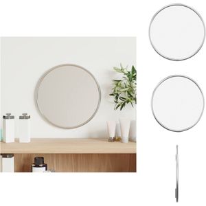 vidaXL Wandspiegel - Praktisch - Woonaccessoires - Afmeting- 20 cm - Ken- Duurzaam materiaal - Spiegel
