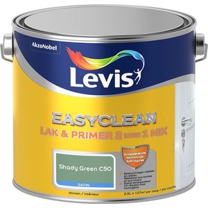 Levis EasyClean Lak & Primer 2-In-1 Mix - Shady Green C50 - 2,5 L