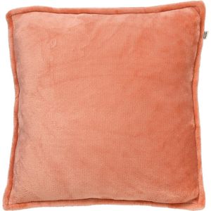 Dutch Decor CILLY - Sierkussen fleece 45x45 cm - Muted Clay - roze - Inclusief binnenkussen