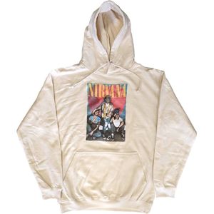 Nirvana - Trapper Hat Mono Logo Hoodie/trui - L - Beige